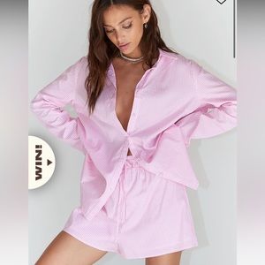 Princess Polly Chloe Set Pink Strip